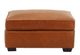 Customizable All Leather Ottoman with Down Seating-1