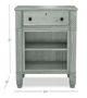 Durham Furniture George Washington Architect Open Nightstand-2
