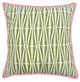 Laura Park Designs Green 18"x18" Alys in Vines Block Throw Pillow-0