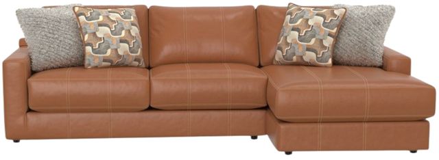 Jackson Furniture Minori 3-Piece Whiskey Right-Arm Facing Sectional with Ottoman-3