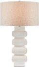 Currey & Company Blondel Natural/Whitewash Table Lamp-1