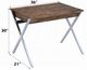 ACME Furniture Callers Chrome/Weathered Oak Writing Desk-2