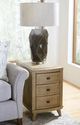 Hammary® Oblique Natural Charging Chairside Table-1