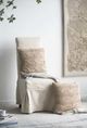 A & B Home Light Beige 18"x18" Cable Knit Pillow-2