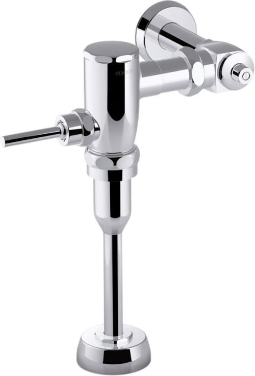 KOHLER® Primme® Manual Polished Chrome Urinal Flushometer, 0.125 Gpf-0