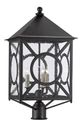 Currey & Company Ripley Midnight Large Post Light-0