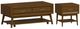 Elements International Santa Barbara 2-Piece Walnut Occasional Table Set-0