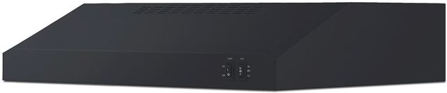 Summit® 24" Matte Black Under Cabinet Range Hood-1