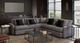 Diamond Sofa® Arcadia 3-Piece Grey Sectional Sofa-2
