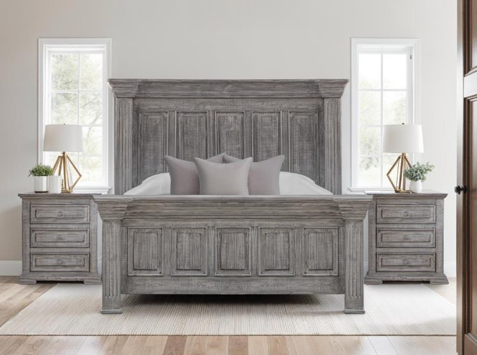 International Furniture Direct Terra Nightstand - Thumbnail 2