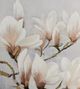 Giftcraft Gray/Pink/White Floral Oil Print-1