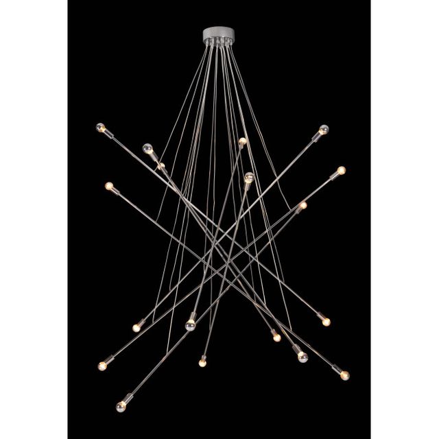 Zuo® Modern Belief Chrome Ceiling Lamp-1