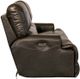 Catnapper® Wembley Steel Leather Power Lay Flat Reclining Sofa with Power Adjustable Headrest and Power Adjustable Lumbar Support-4