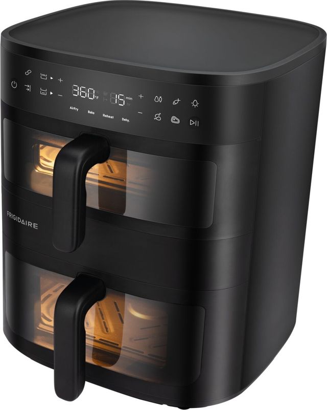 Frigidaire® 11.6 Quart Black 4-in-1 DualZone Air Fryer with Sync Cook-4