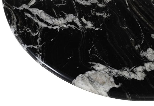 Meridian Furniture Formentera Black Marble Coffee Table-3