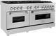 ZLINE Legacy 60" Stainless Steel Pro Style Dual Fuel Range-2