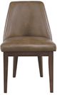 Jofran Inc. Bristol 5-Piece Brown Pedestal Dining Table Set-5
