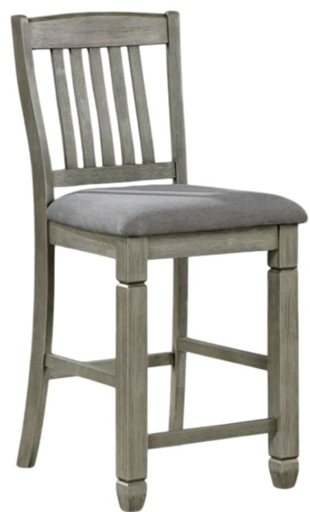 Furniture of America® Anaya Gray Counter Chair-0
