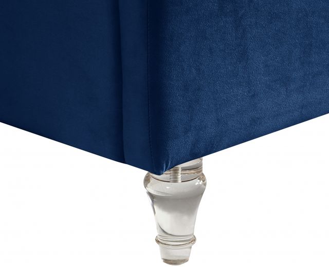 Meridian Furniture Kira Navy Queen Upholstered Panel Bed-3