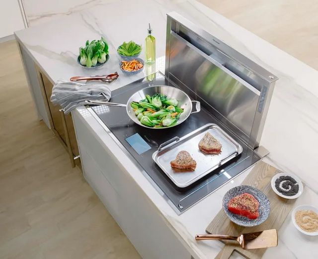 Thermador® Masterpiece® 37" Stainless Steel Downdraft Range Hood-5