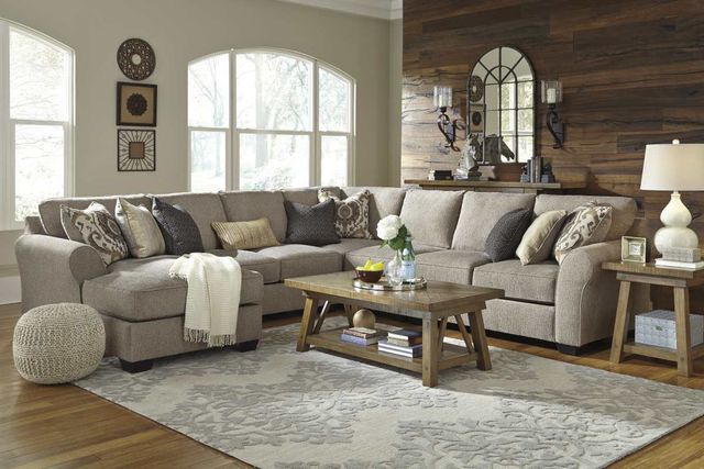 Benchcraft® Pantomine 5-Piece Driftwood Right-Arm Facing Sectional with Chaise-2