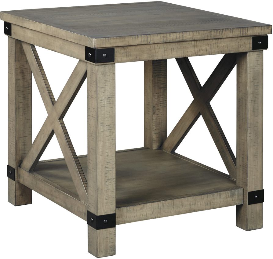 Aldwin End Table - Gray