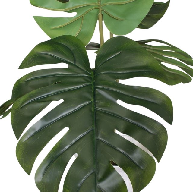 Uttermost® Muse Green/White Monstera Centerpiece-3
