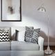 Cal® Lighting & Accessories Brushed Steel Floor Lamp-2
