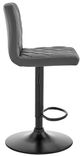 Armen Living Duval Gray Adjustable Swivel Bar Stool-1