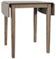 Jofran Inc. Eastern Tides 5-Piece Brushed Bisque Counter Table Set with X Back Stools-1