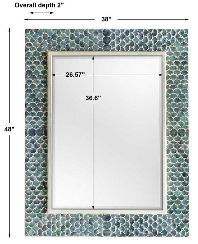 Uttermost® Makaria Blue Mirror-2