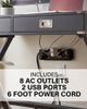 Sanus® Black Surge Protected Power Strip-2