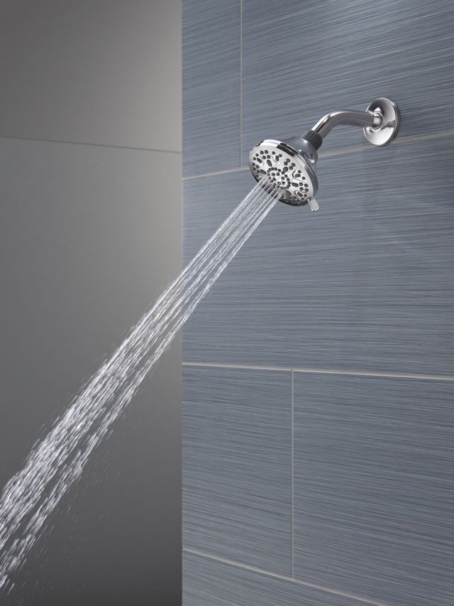 Delta Universal Showering Components Chrome 2.5 GPM 3-Setting Shower Head – Pack of 2-1