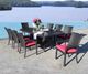 CabanaCoast® Customizable Brighton Wicker Outdoor Dining Arm Chair-4