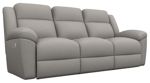 La-Z-Boy® Joel Stone Power Reclining Sofa with Headrest and Lumbar-0