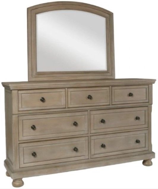 New Classic® Home Furnishings Allegra 4-Piece Pewter Queen Panel Bedroom Set-3