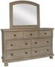 New Classic® Home Furnishings Allegra 4-Piece Pewter Queen Panel Bedroom Set-3