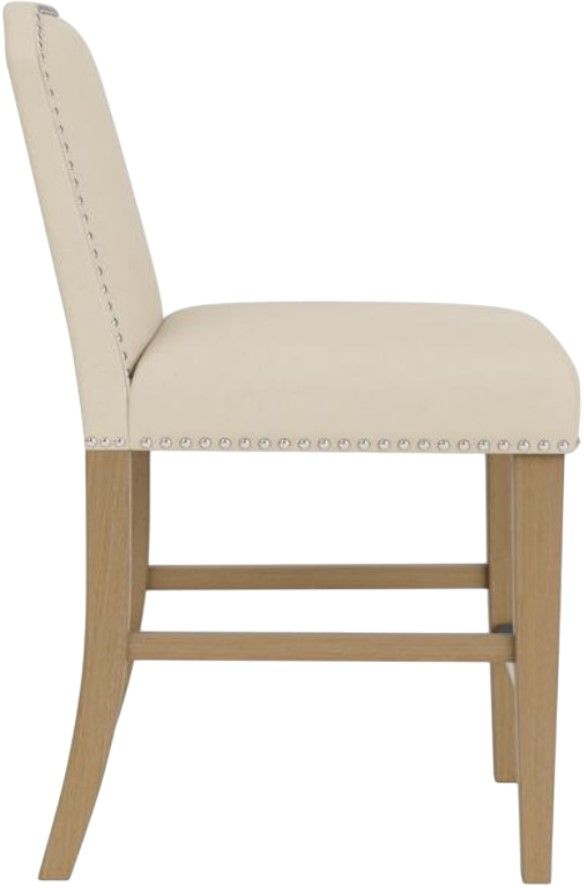 Riverside Furniture Mix-N-Match Chairs 2-Piece Ivory Clipped Top Upholstered Stool Set-2