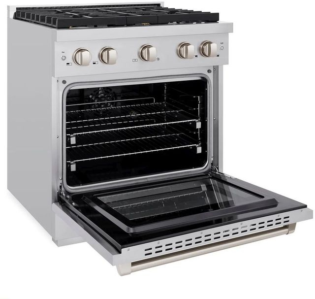ZLINE Paramount 30" Stainless Steel Pro Style Dual Fuel Range-2