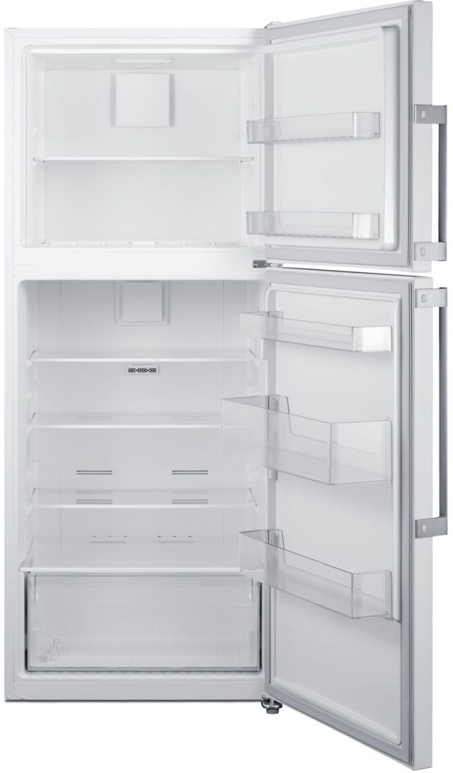 Summit® 28" 13.6 Cu. Ft. White Counter Depth Top Freezer Refrigerator-1