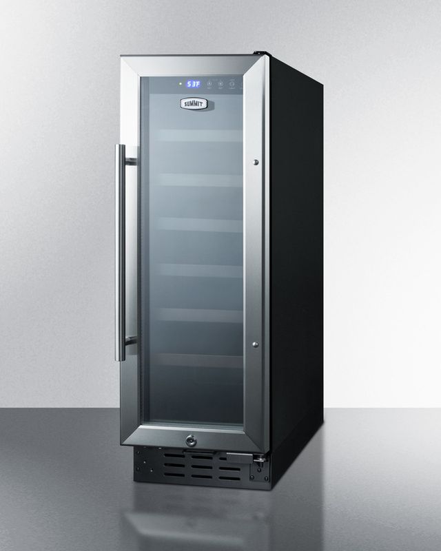 Summit® 12" Stainless Steel Wine Cooler-1