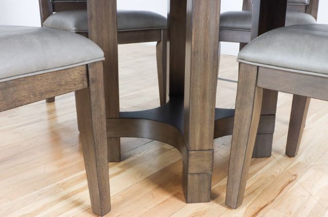 New Classic® Home Furnishings Cityspace Brown Round Dining Table-2