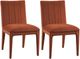 Bassett Mirror Brianne 2-Piece Rust Velvet Dining Chair-0