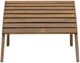 Linon Adirondack Brown Wooden Ottoman-3