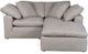 Moe's Home Collection Clay Nook 3-Piece Light Grey Modular Sectional and Ottoman-1