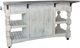 International Furniture Direct Stone Gray/White Kitchen Island-0