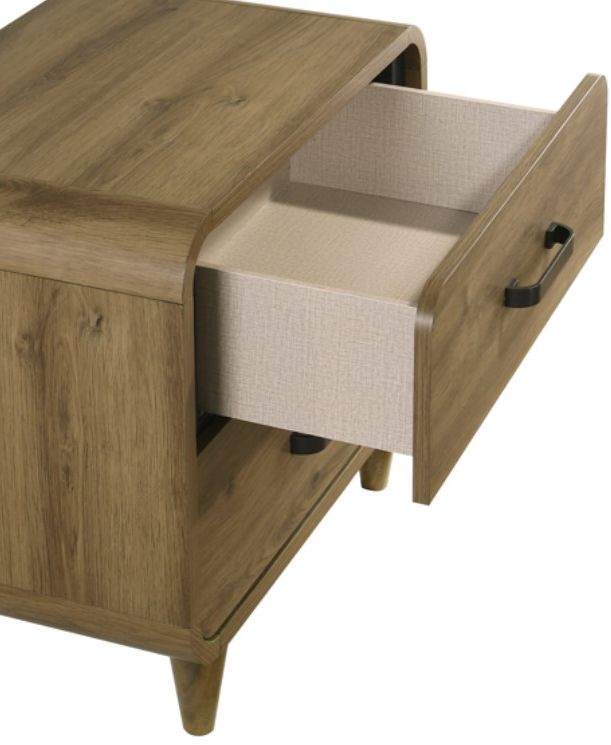 Crown Mark Nyomi Light Brown Nightstand-2