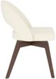 Canadel Downtown 5140 Spice Washed Upholstered Swivel Dining Side Chair-2