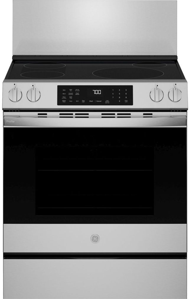 GE® 30" Stainless Steel Range Backsplash-1