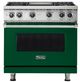 Viking® 5 Series 36'' Ivy Sealed Burner Pro Style Gas Range-0